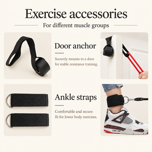 Redesigned resistance-band accessories card
