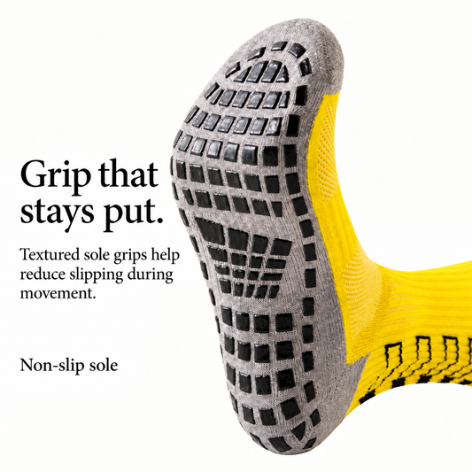 Non-slip sole typography preview