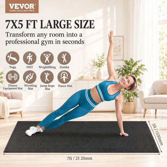 Premium large exercise mat preview